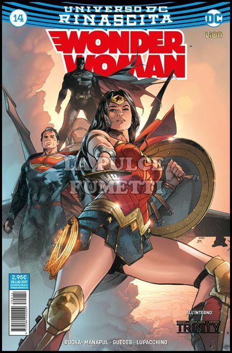 SUPERMAN L'UOMO D'ACCIAIO #    46 - WONDER WOMAN 14 - RINASCITA